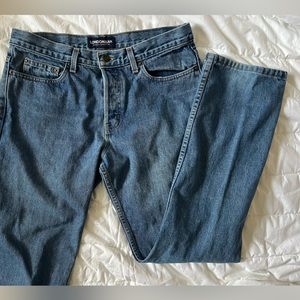 London Jean Straight Leg Button-fly Jeans
